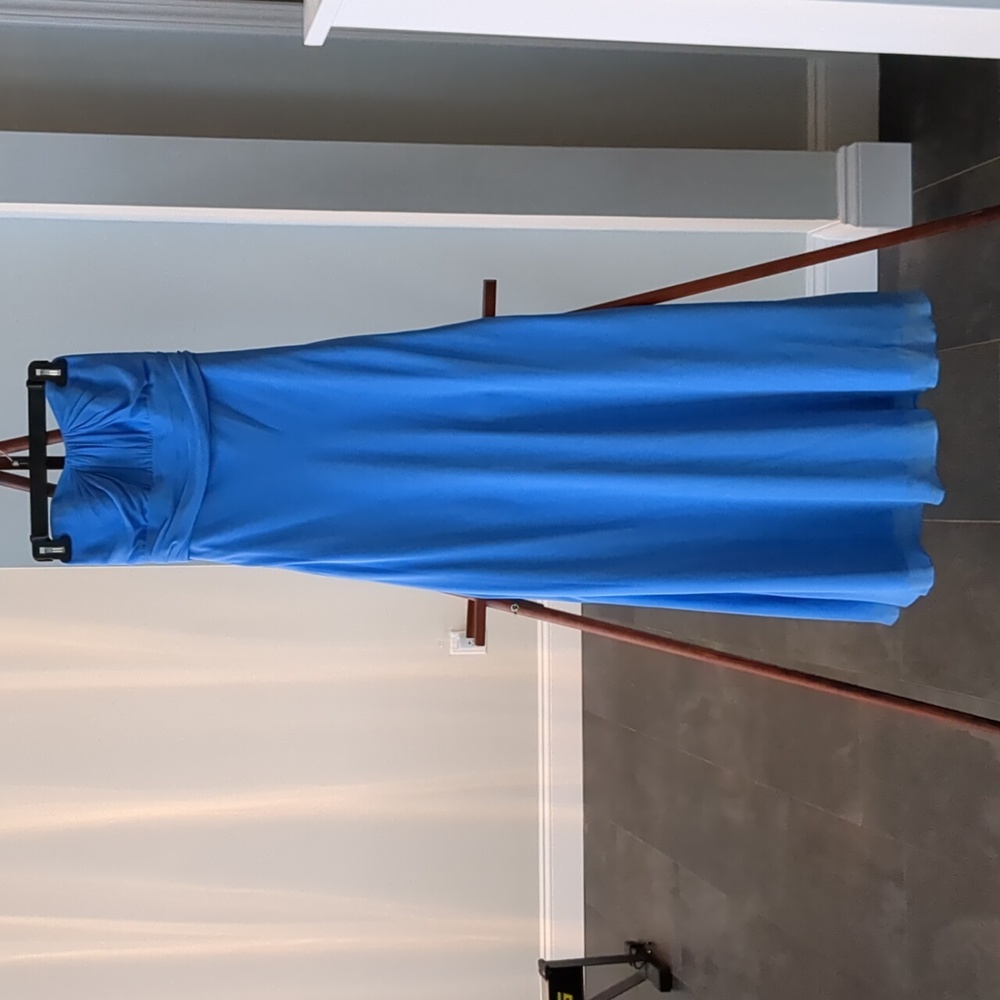 David's bridal strapless bridesmaids dress